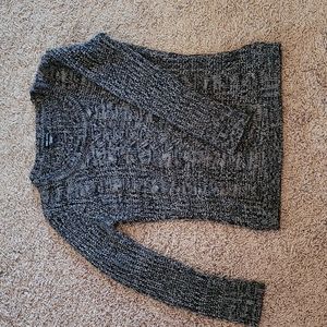 Wet Seal Scooped Neck Knit Grey Sweater